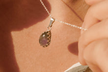 Afbeelding in Gallery-weergave laden, Labradoriet ketting in Sterling Zilver